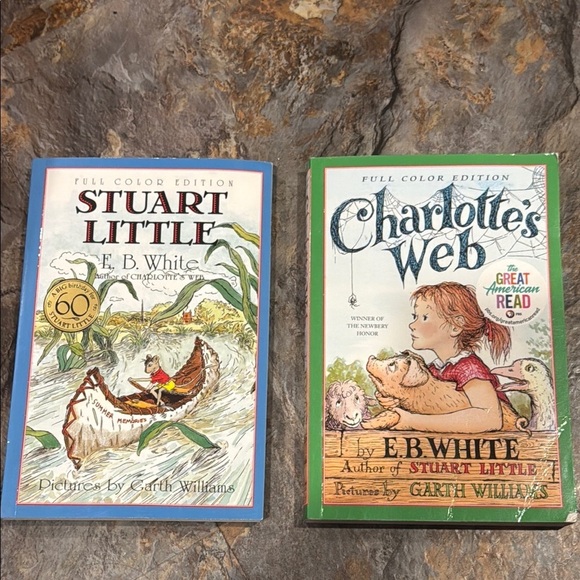 Other - Stuart Little and Charlotte's Web Full Color Edition Books paperback.